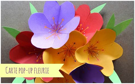 Fleurs pop-up