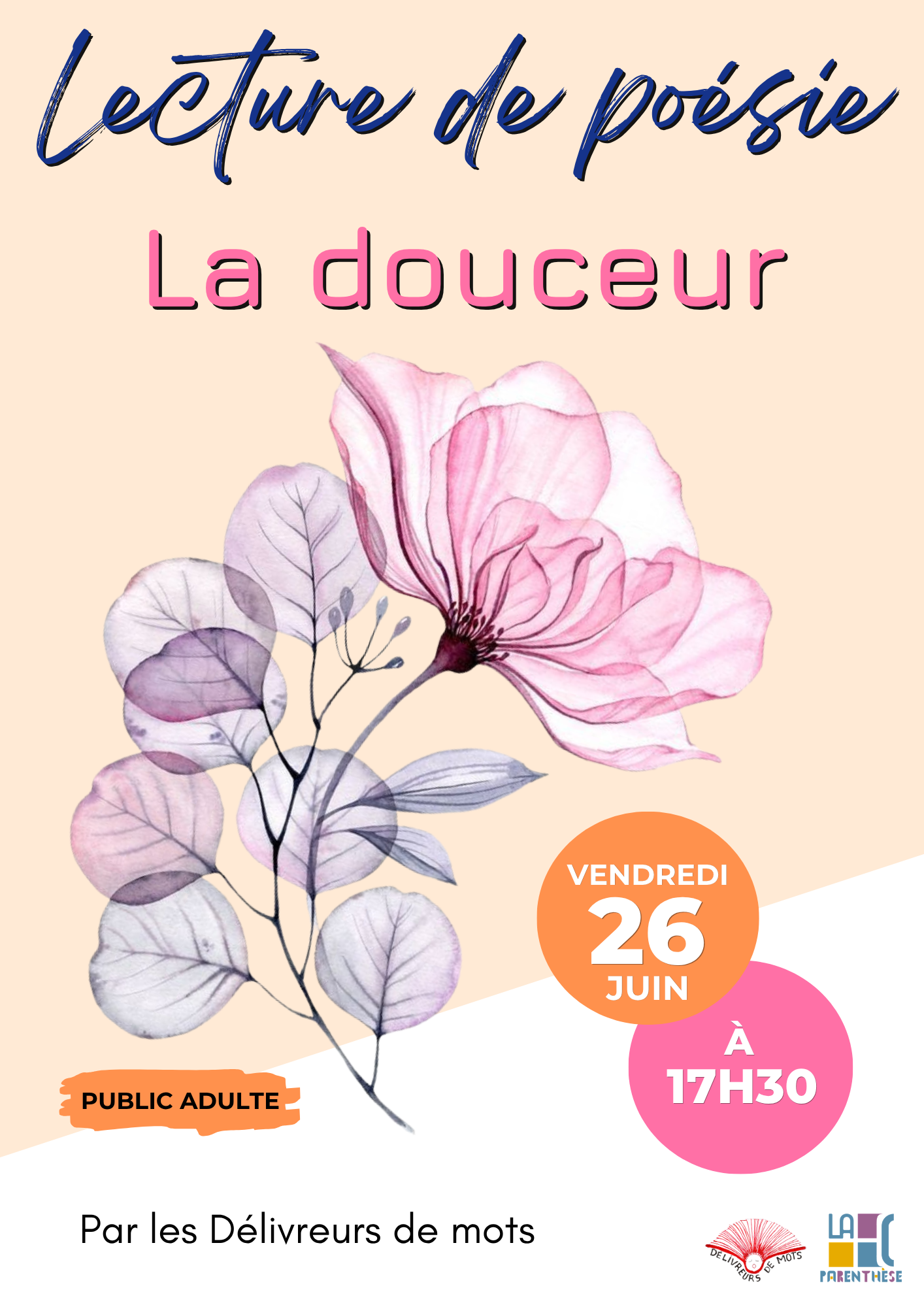 Lecture de poésie : la douceur