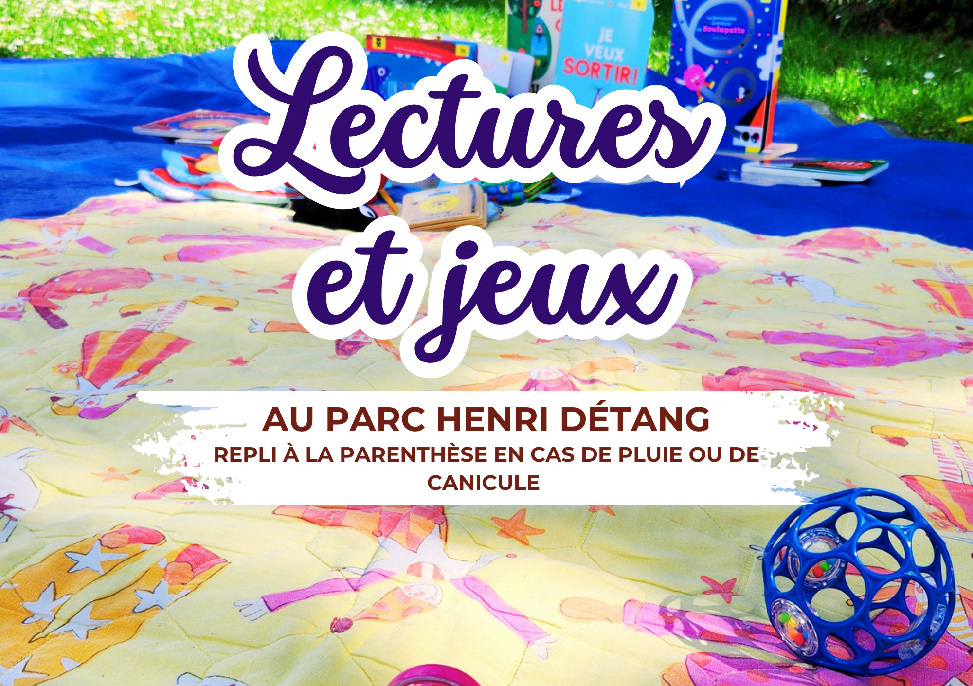 Lecture et jeux parc Henri Détang