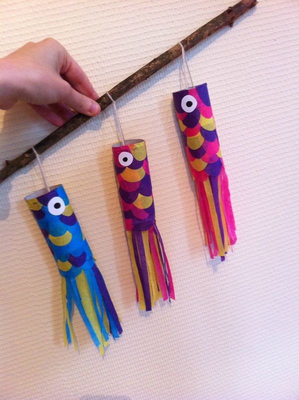 Atelier créatif carpes koï