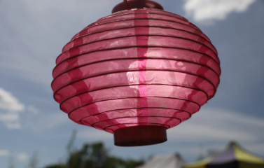 Lanterne rose